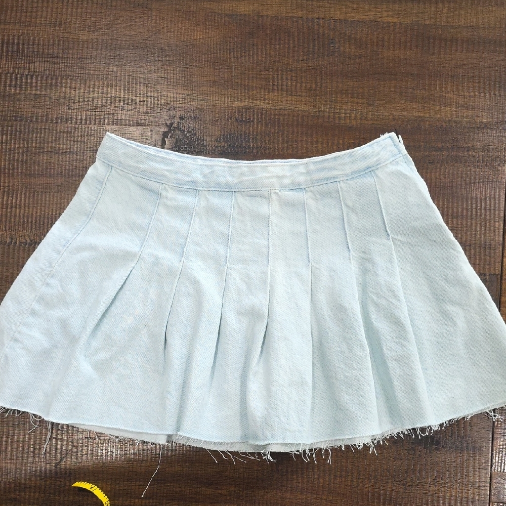 PacSun Light Blue Skater Skirt